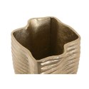 Wazon Home ESPRIT Złoty Aluminium Abstrakcyjny Nowoczesny 17 x 15 x 33 cm