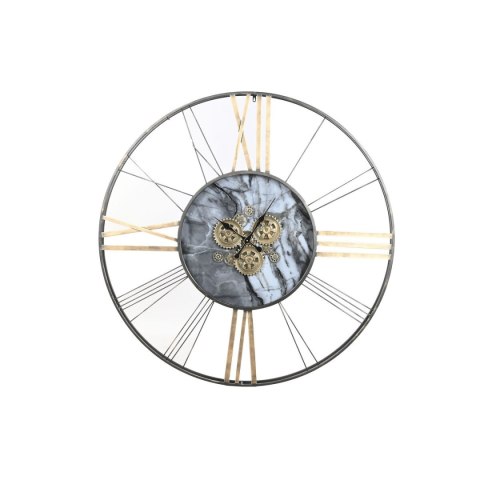 Zegar Ścienny Home ESPRIT Biały Złoty Metal 140 x 9 x 140 cm