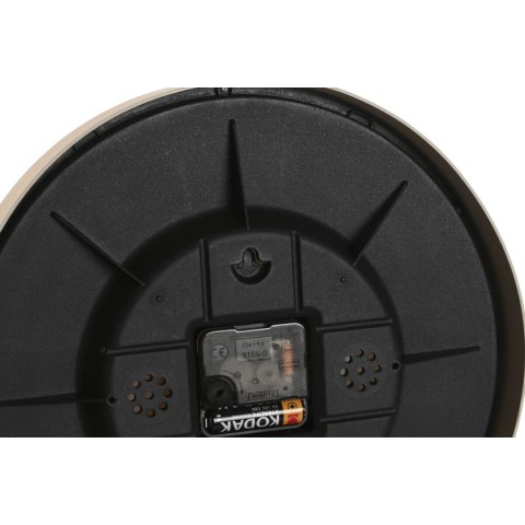 Zegar Ścienny Home ESPRIT Brązowy Naturalny PVC Drewno 30 x 4,7 x 30 cm (2 Sztuk)