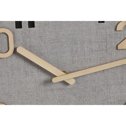 Zegar Ścienny Home ESPRIT Szary Naturalny Drewno MDF 30 x 5 x 30 cm (2 Sztuk)