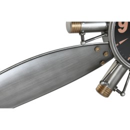 Zegar Ścienny Home ESPRIT Złoty Srebrzysty Metal Śmigła Vintage 121 x 7 x 106 cm