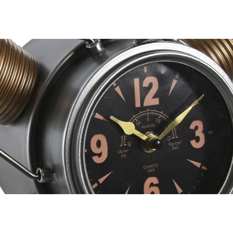 Zegar Ścienny Home ESPRIT Złoty Srebrzysty Metal Śmigła Vintage 63 x 12 x 55 cm