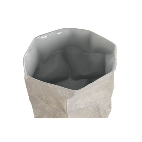 Zestaw 2 Wazony Home ESPRIT Beżowy Metal Nowoczesny 20 x 20 x 48 cm 19 x 19 x 48 cm (2 Części)