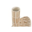 Zestaw 2 Wazony Home ESPRIT Biały Brązowy Żywica Bambus Naturalny Tropikalny 47 X 13 X 52 CM (2 Części)