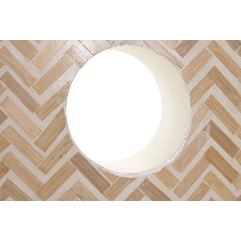 Zestaw 2 Wazony Home ESPRIT Biały Brązowy Żywica Bambus Naturalny Tropikalny 47 X 13 X 52 CM (2 Części)
