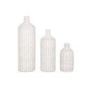 Zestaw 3 Wazony Home ESPRIT Metal Naturalny 25 x 25 x 80 cm (3 Części)