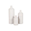 Zestaw 3 Wazony Home ESPRIT Metal Naturalny 25 x 25 x 80 cm (3 Części)