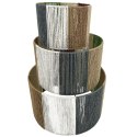 Abażur do Lamp Home ESPRIT Wielokolorowy Metal Włókno Naturalny Miejska 52 x 52 x 31 cm (3 Części)