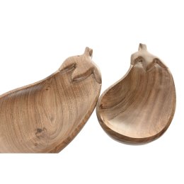Dekoracja na Stół Home ESPRIT Brązowy Drewno akacjowe 28 X 14 X 2,5 CM (2 Sztuk)