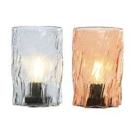 Dekoracja świetlna Home ESPRIT Szkło Miejska 10 x 10 x 16 cm (2 Sztuk)