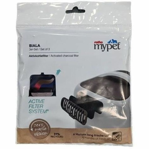 Filtr węglowy Rotho My Pet Biala 3 Sztuk