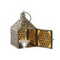Lampa Home ESPRIT Złoty Metal Szkło Arabia 6 x 6 x 10 cm (6 Sztuk)