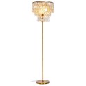 Lampa Stojąca Home ESPRIT Beżowy Złoty 220 V 40 x 40 x 153 cm