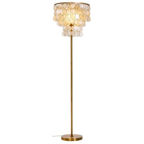 Lampa Stojąca Home ESPRIT Beżowy Złoty 220 V 40 x 40 x 153 cm