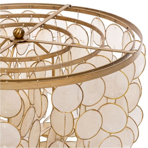 Lampa Stojąca Home ESPRIT Beżowy Złoty 220 V 40 x 40 x 153 cm