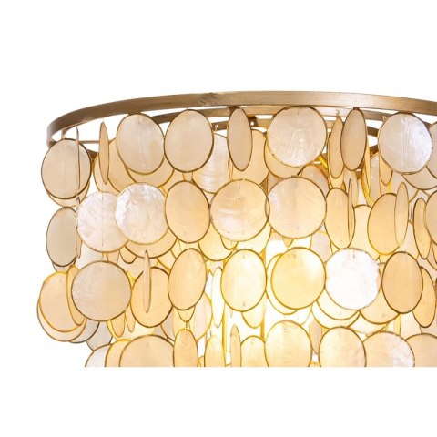 Lampa Stojąca Home ESPRIT Beżowy Złoty 220 V 40 x 40 x 153 cm
