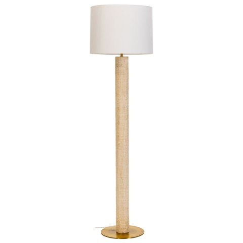 Lampa Stojąca Home ESPRIT Beżowy Złoty 220 V 42 X 42 X 152 CM