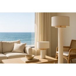 Lampa Stojąca Home ESPRIT Biały Naturalny 220 V