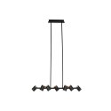 Lampa Sufitowa Home ESPRIT Brązowy Czarny Drewno Metal 104 X 18 X 164 CM