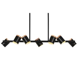Lampa Sufitowa Home ESPRIT Brązowy Czarny Drewno Metal 104 X 18 X 164 CM