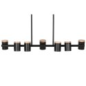 Lampa Sufitowa Home ESPRIT Brązowy Czarny Drewno Metal 104 X 18 X 164 CM