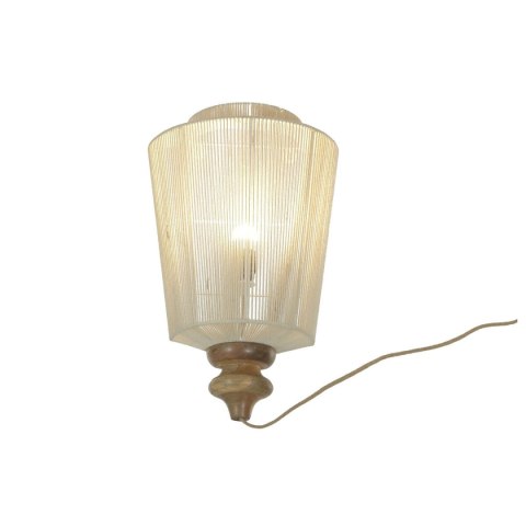 Lampa ścienna Home ESPRIT Brązowy Beżowy 60 W Naturalny Miejska 220 V 34 X 18 X 55 CM