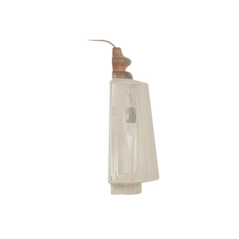 Lampa ścienna Home ESPRIT Brązowy Beżowy 60 W Naturalny Miejska 220 V 34 X 18 X 55 CM