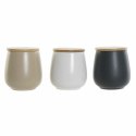 Łódź DKD Home Decor Biały Beżowy Ciemny szary 10 x 10 x 13 cm (3 Sztuk)