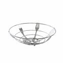 Miska na Owoce DKD Home Decor Srebrzysty Metal Plastikowy