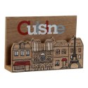 Uchwyt do serwetek DKD Home Decor Cusine Wielokolorowy Drewno Drewno MDF 16 x 11 x 5 cm