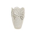 Wazon Home ESPRIT Biały Ceramika Liść roślin 23 x 23 x 36 cm