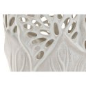 Wazon Home ESPRIT Biały Ceramika Liść roślin 23 x 23 x 36 cm