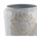 Wazon Home ESPRIT Biały Złoty Metal Arabia 31 x 31 x 60 cm (2 Części)