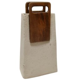 Wazon Home ESPRIT Brązowy Beżowy Drewno mango Papier-mâché