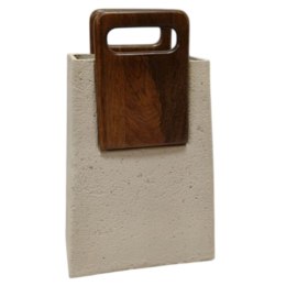 Wazon Home ESPRIT Brązowy Beżowy Drewno mango Papier-mâché