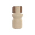 Wazon Home ESPRIT Brązowy Beżowy Terakota Drewno mango 15 x 15 x 31 cm