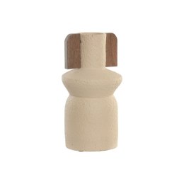 Wazon Home ESPRIT Brązowy Beżowy Terakota Drewno mango 15 x 15 x 31 cm