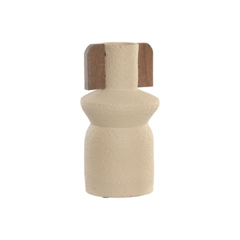 Wazon Home ESPRIT Brązowy Beżowy Terakota Drewno mango 15 x 15 x 31 cm