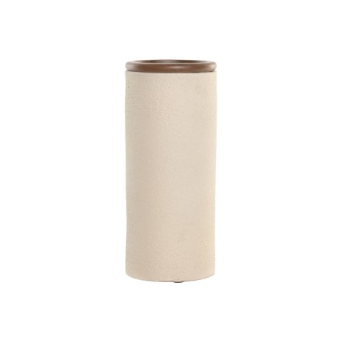 Wazon Home ESPRIT Brązowy Beżowy Terakota Drewno mango 16 x 16 x 40 cm