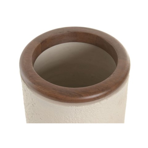 Wazon Home ESPRIT Brązowy Beżowy Terakota Drewno mango 16 x 16 x 40 cm