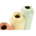 Wazon Home ESPRIT Kolor Zielony Beżowy Terakota Dolomite 9 x 9 x 30 cm (3 Sztuk)