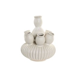 Wazon Home ESPRIT Krem Ceramika Śródziemnomorski 18 x 18 x 23 cm