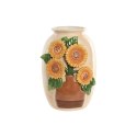 Wazon Home ESPRIT Żółty Beżowy Ceramika Shabby Chic 26 x 26 x 34 cm