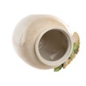 Wazon Home ESPRIT Żółty Beżowy Ceramika Shabby Chic 26 x 26 x 34 cm