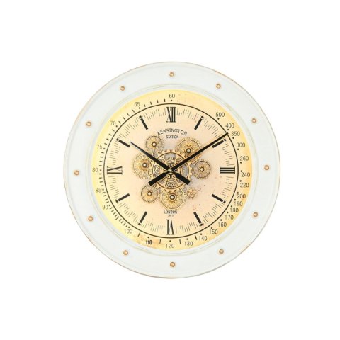 Zegar Ścienny Home ESPRIT Biały Metal Loft 60 x 9 x 60 cm