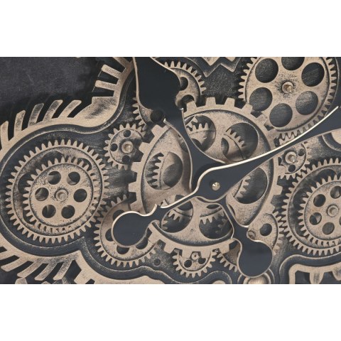 Zegar Ścienny Home ESPRIT Biały Naturalny Metal drewno sosnowe Vintage 86 X 9,5 X 86 CM