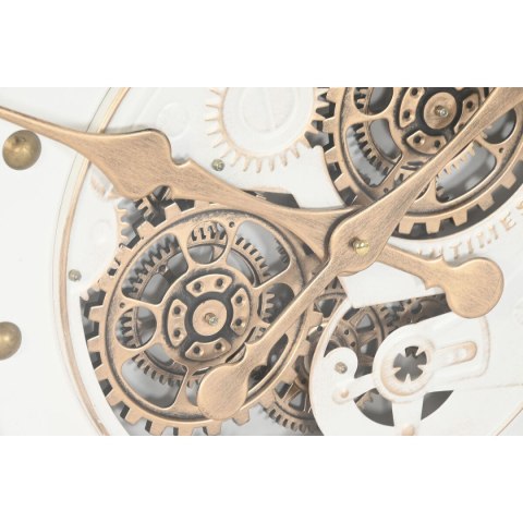 Zegar Ścienny Home ESPRIT Biały Złoty Metal Szkło Miejska 80 x 8 x 80 cm