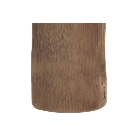 Zestaw świeczników Home ESPRIT Brązowy Czarny Naturalny Żelazo drewno tekowe 8 x 8 x 30 cm (3 Sztuk)