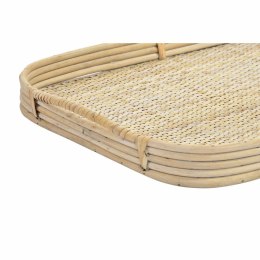Zestaw tacek DKD Home Decor Brązowy Rattan (51.5 x 36 x 7.5 cm) (44.5 x 31.5 x 6 cm) (2 pcs)