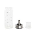 Buteleczka na oliwę DKD Home Decor 200 ml 6 x 6 x 16,5 cm Przezroczysty Stal nierdzewna Szkło borokrzemowe